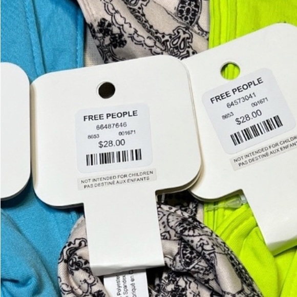 Free People Movement Headwrap Scarf w/ button - Picture 2 of 6